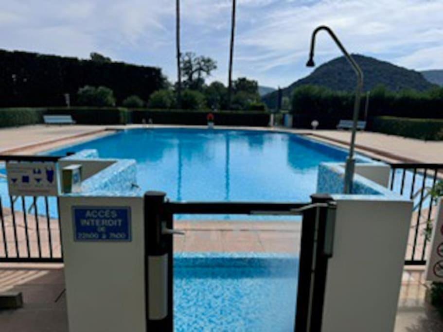 Studio 2Pers Piscine 10Min Plage Mandelieu Esterno foto